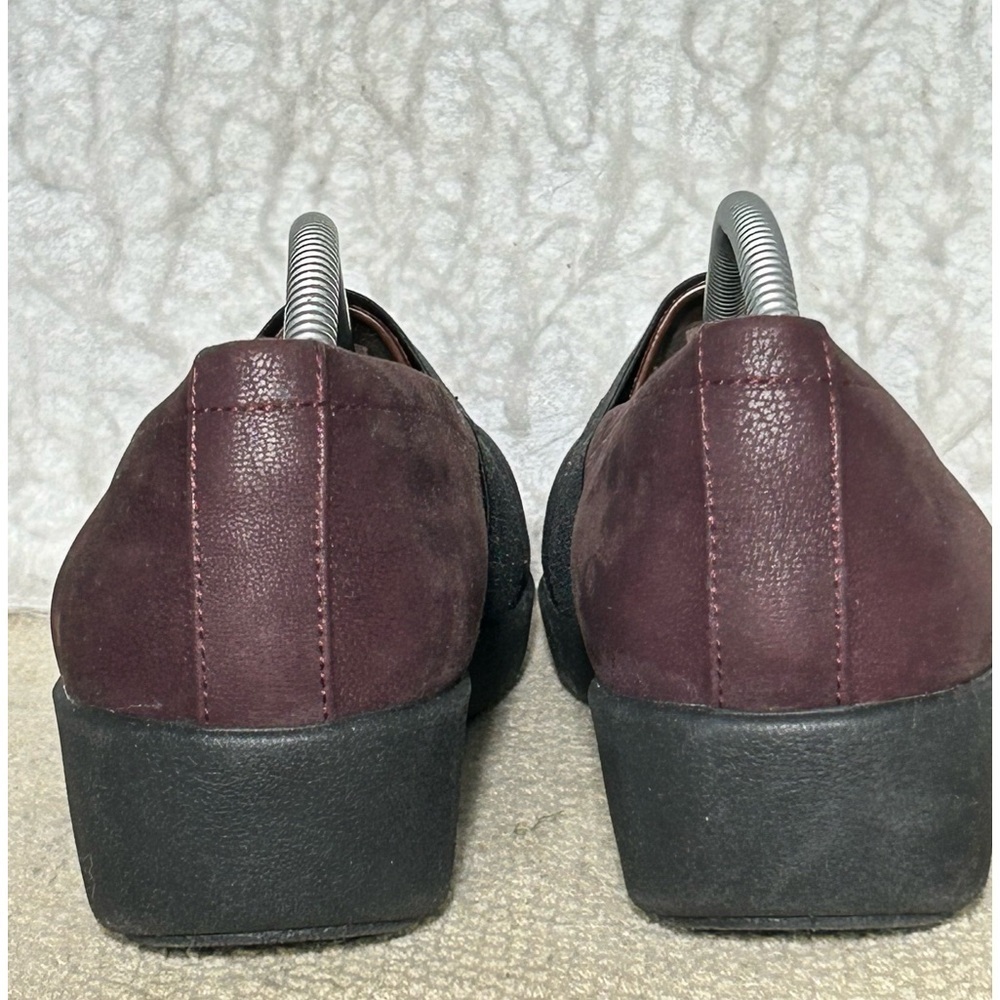 Easy Spirit Womens Maroon Kaleo 3 Comfortable Wedge Heel Loafer Shoes SZ 9.5W - Picture 4 of 11